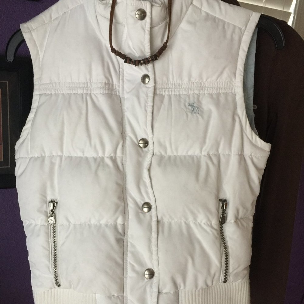 Y2K abercrombie kids Down puffer vest
